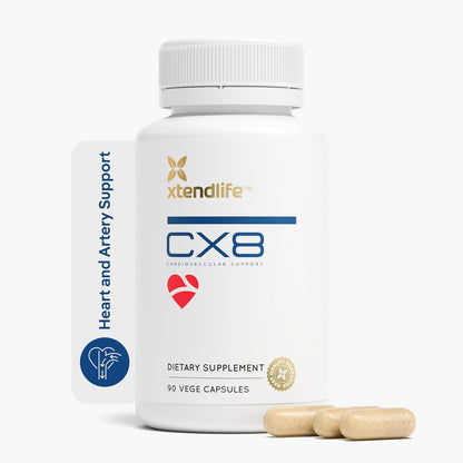 Xtendlife CX8 – Cardiovascular Support Supplement (30-Day Supply)