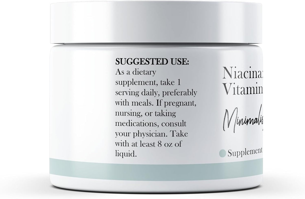 Minimalist Niacinamide Powder (56 g), Flush-Free Vitamin B3 Supplement - görsel 2