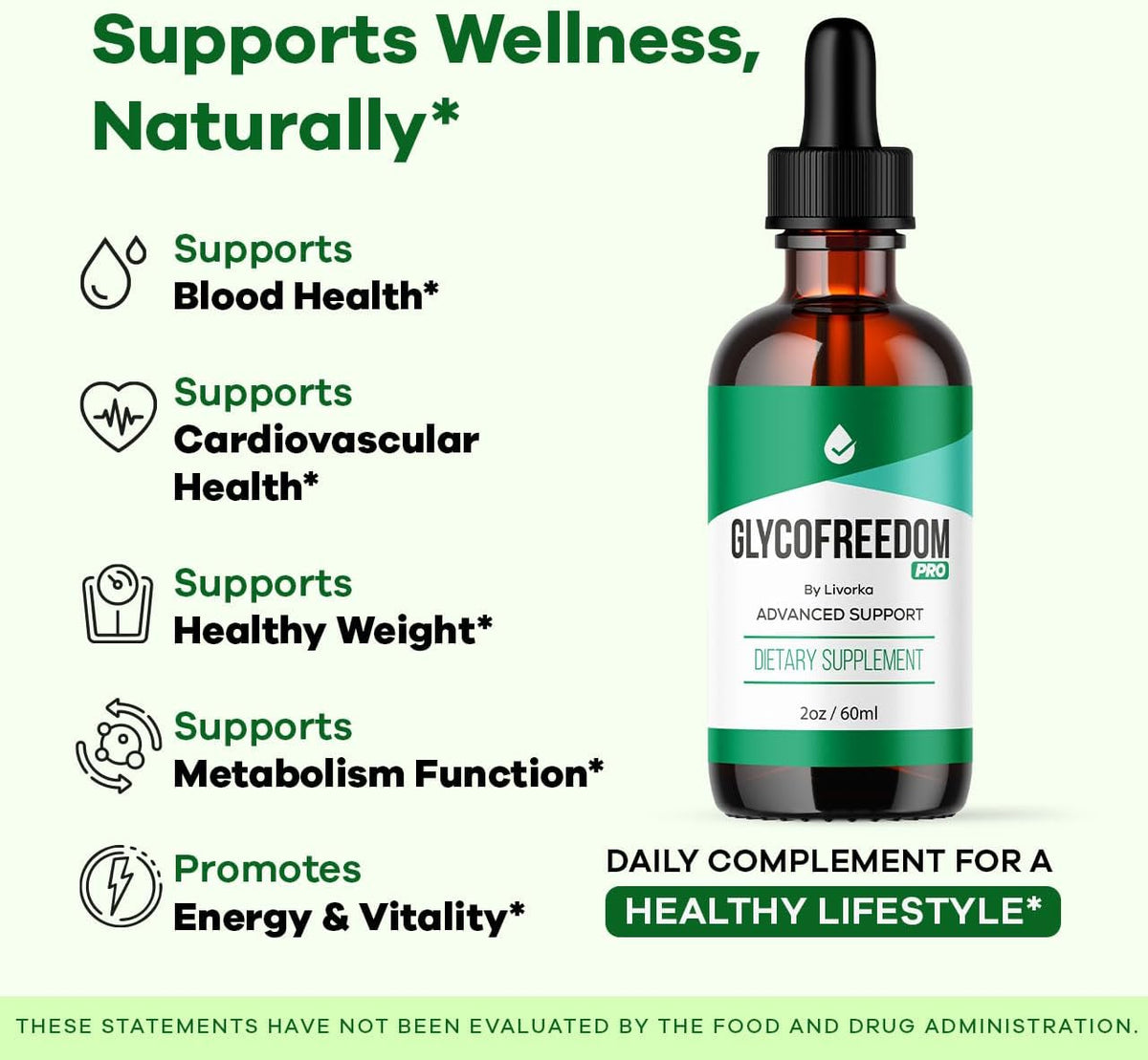GlycoFreedom Drops – Advanced Formula Liquid Supplement, 5 Bottles - görsel 3