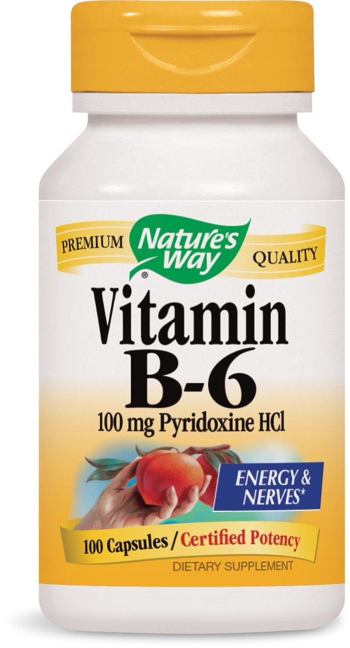 B-6 100mg 100 Capsules (Pack of 2) - görsel 1