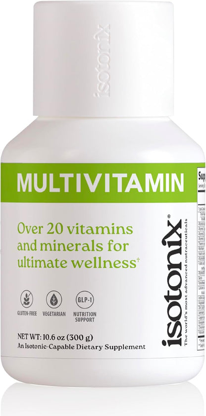 Isotonix Multivitamin Powder Without Iron – Methylated B Vitamins, Antioxidant & Mineral Support – Fast-Mix Isotonic Delivery – Vegetarian, Gluten-Free, Non-GMO – Natural Fruit Flavour – 90 Servings