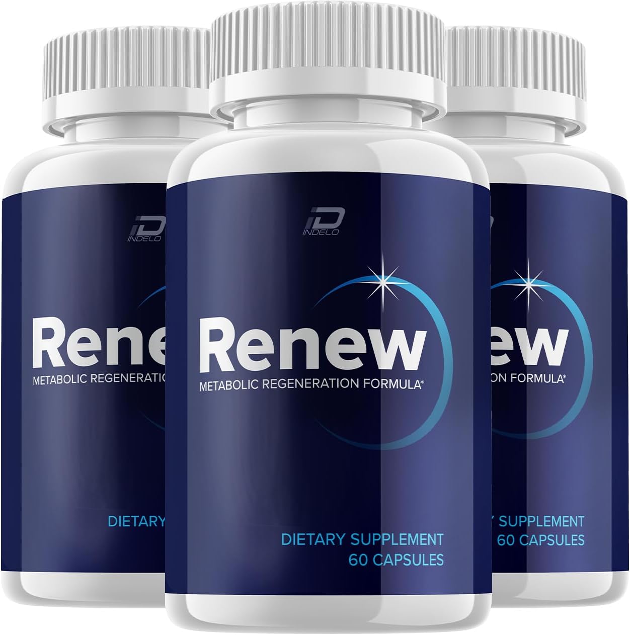 Renew Capsules – High Potency Metabolic Support Formula (3 Pack, 180 Capsules) - görsel 1