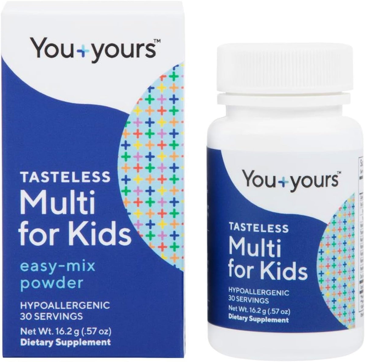 You+yours Tasteless Multivitamin Powder for Children and Toddlers – Unflavoured, No Sugar, 30 Servings - görsel 1