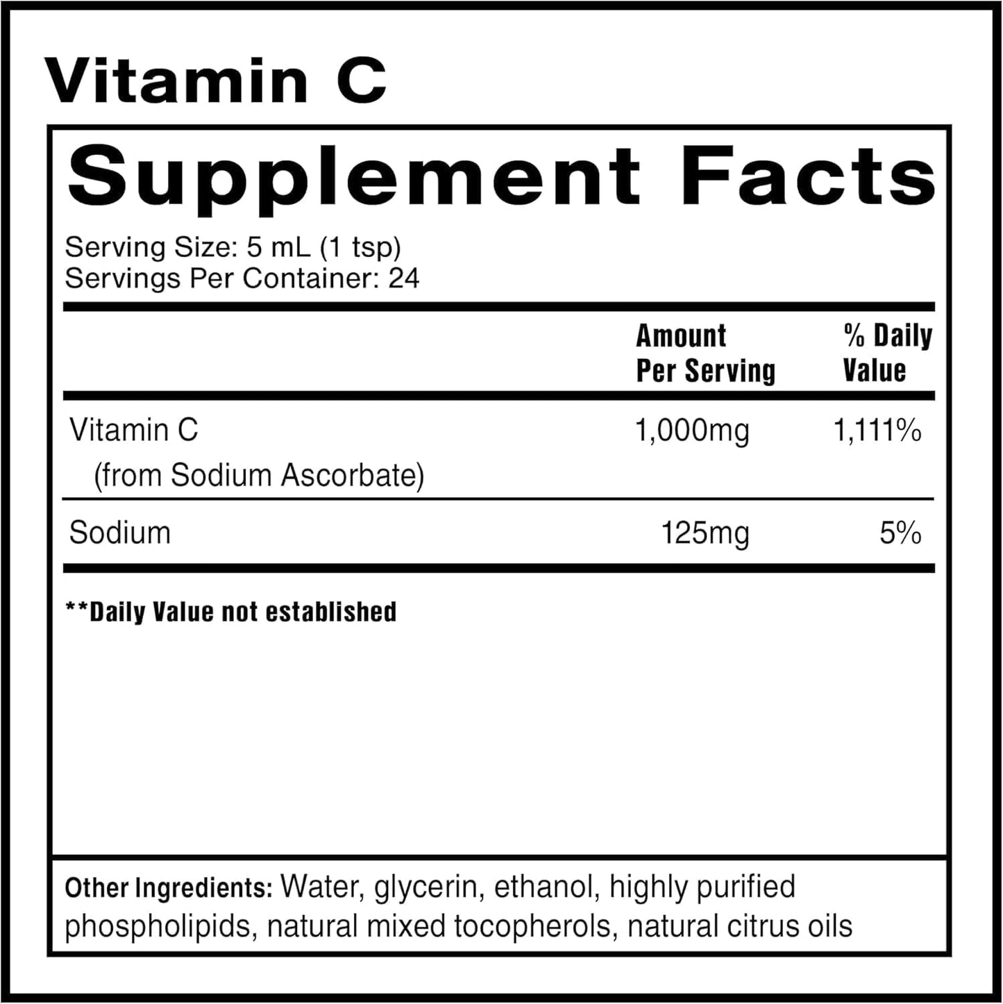 Quicksilver Scientific Liposomal Vitamin C 1000mg - Buffered Liquid Supplement with Liposomes for Superior Absorption - Vegan & Non-GMO (120 ml) - görsel 2