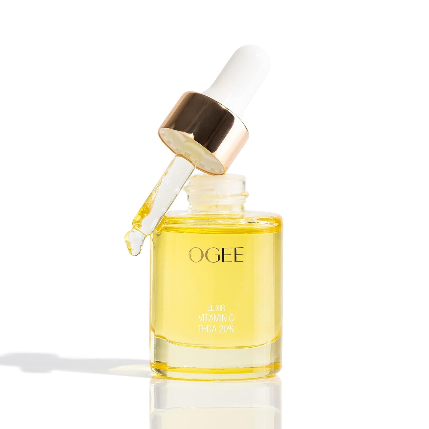 Ogee Vitamin C THDA 20% Elixir - Certified Organic Vitamin C Face Serum - Brightening Vitamin C Serum for Face - görsel 1