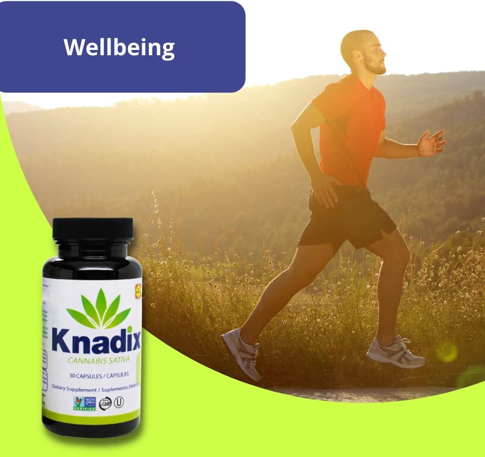 Knadix Hemp Oil Supplement - Support for Bones, Muscles & Joints, 4 Pack (120 Capsules per Bottle) - görsel 6