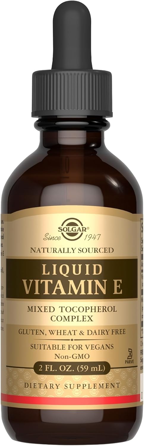 Solgar Liquid Vitamin E with Dropper, 59 ml - Natural Vitamin E Supplement - görsel 1