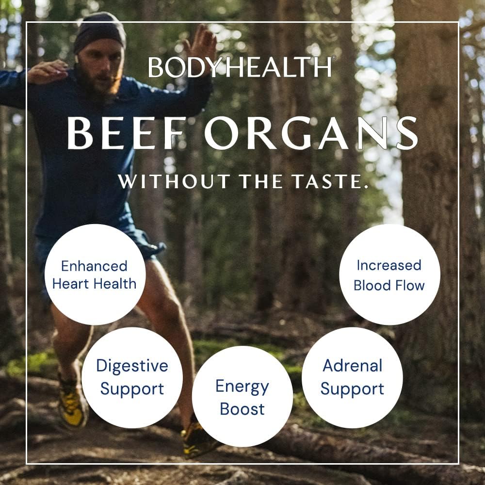 BodyHealth Organ+ Grass-Fed Glandular Organ Complex - 150 Capsules - görsel 6