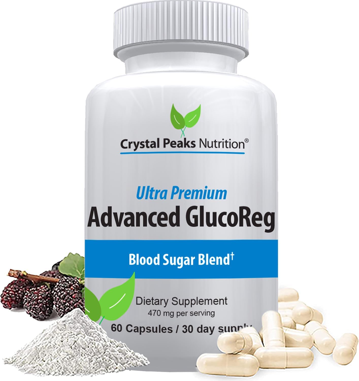Blood Support Supplement – Supports Normal Glucose Metabolism – 60 Capsules - görsel 1