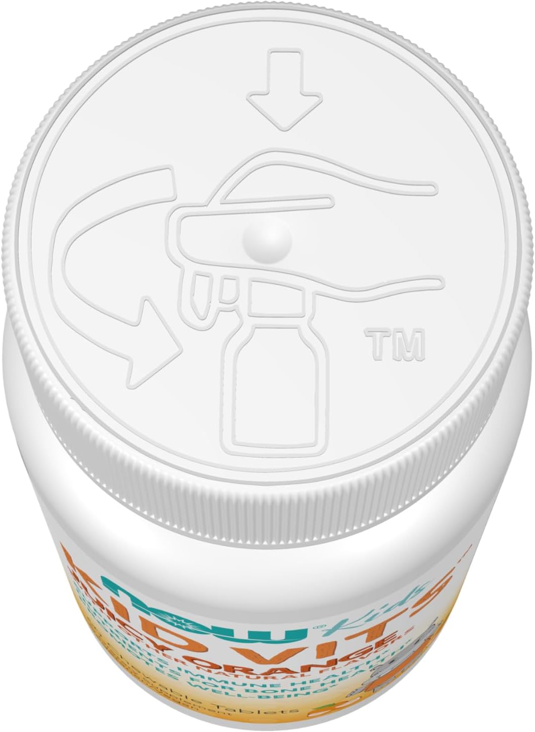 Now Kids Supplements, Kid Vits Multivitamin, Juicy Orange, 60 Chewable Tablets - görsel 4