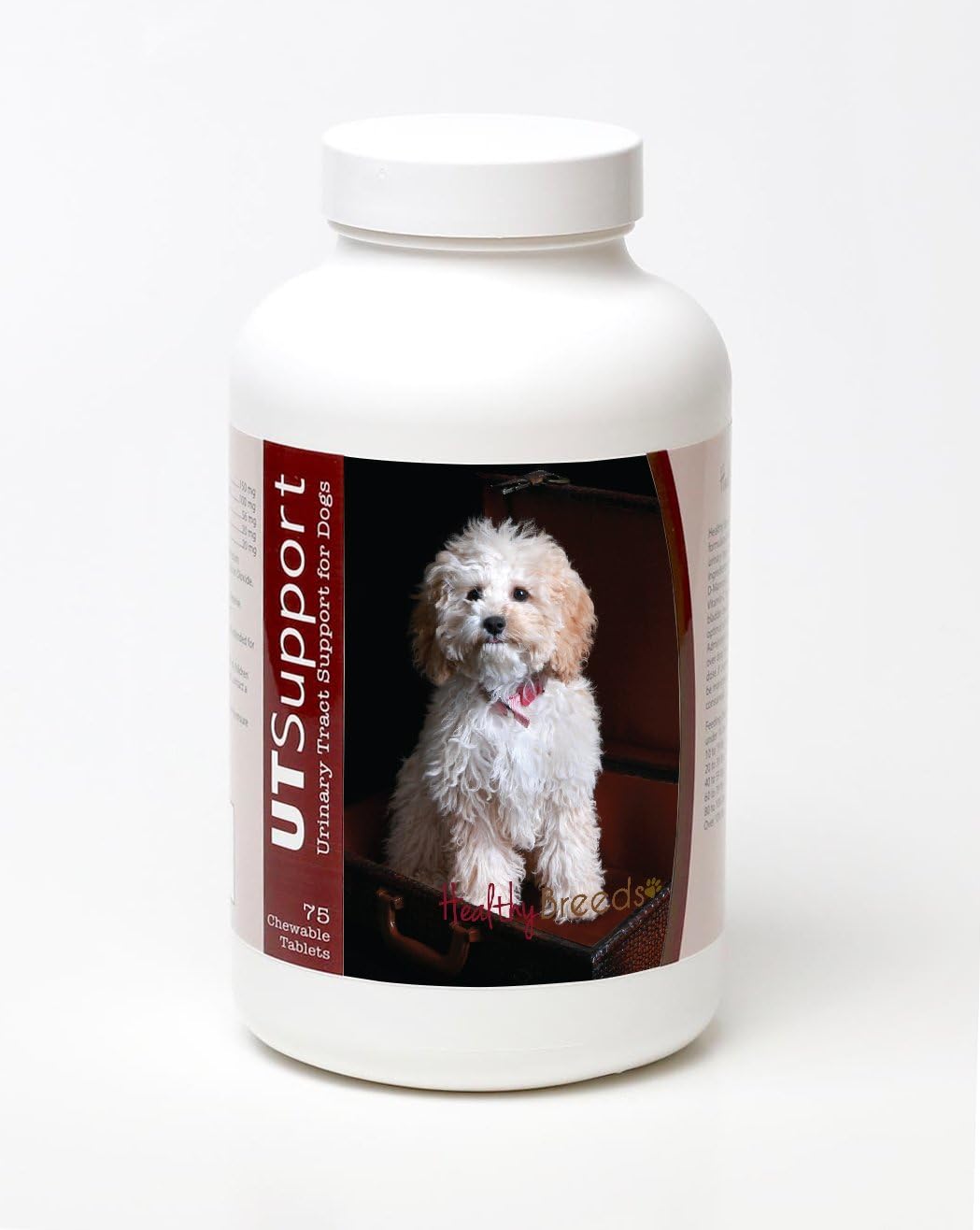 Healthy Breeds Cockapoo Cranberry Chewables, 75 Count - görsel 1
