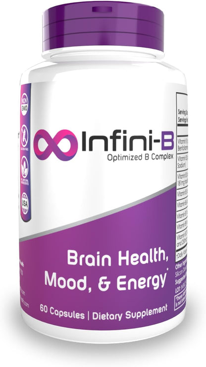 Nootropics Depot Infini-B Advanced B-Complex - 60 Capsules – Image 1