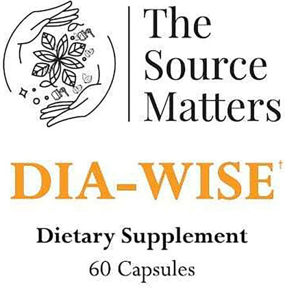 Dia-Wise Metabolic Health Supplement - Alpha Lipoic Acid, Cinnulin, Chromium, Biotin, Vanadyl Sulphate, Vitamin B (60 Capsules)