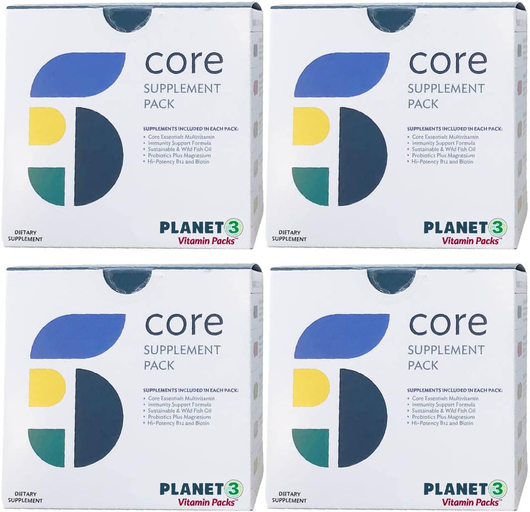 Planet 3 Vitamin Packs – Daily Multivitamin for Men & Women with Omega 3, Probiotics and More, 120 Packs - görsel 6