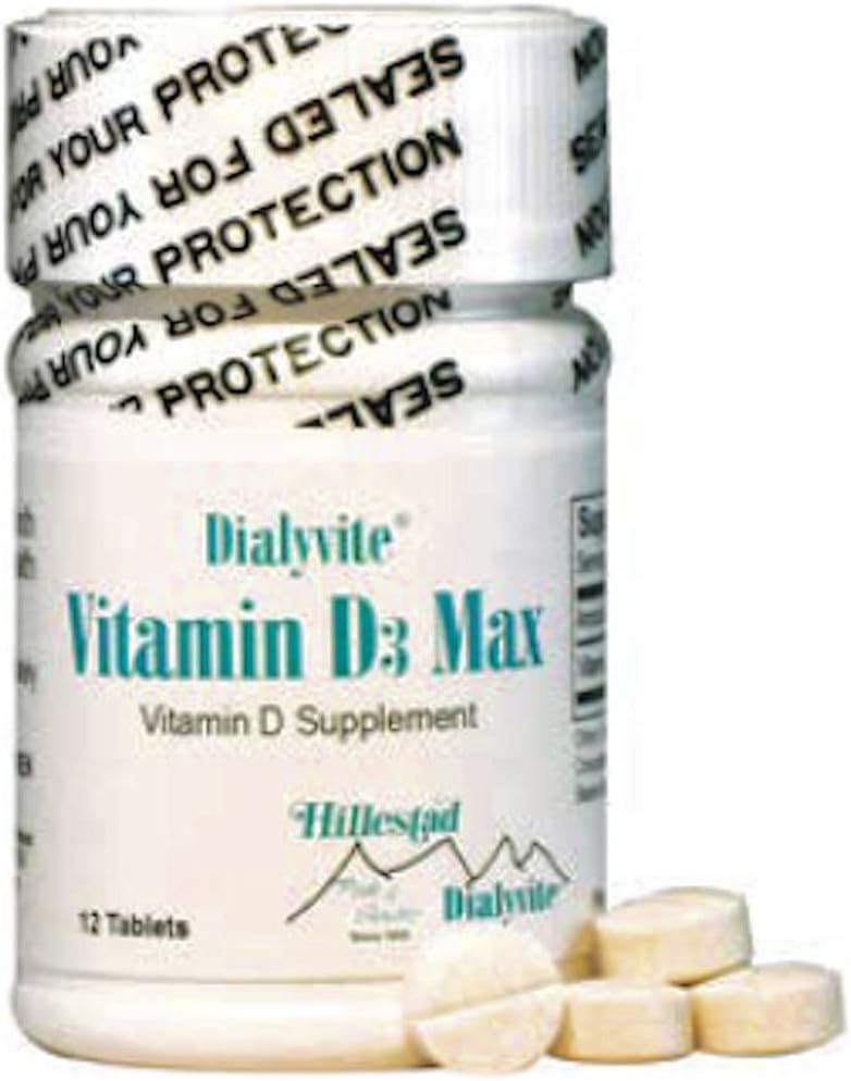Dialyvite Vitamin D3 Max 50,000 IU – 12 Tablets - görsel 2