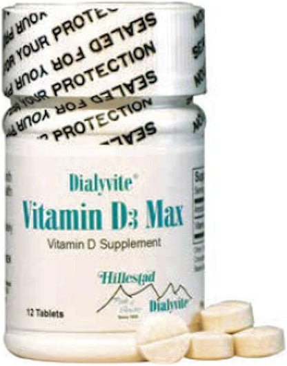 Dialyvite Vitamin D3 Max 50,000 IU – 12 Tablets