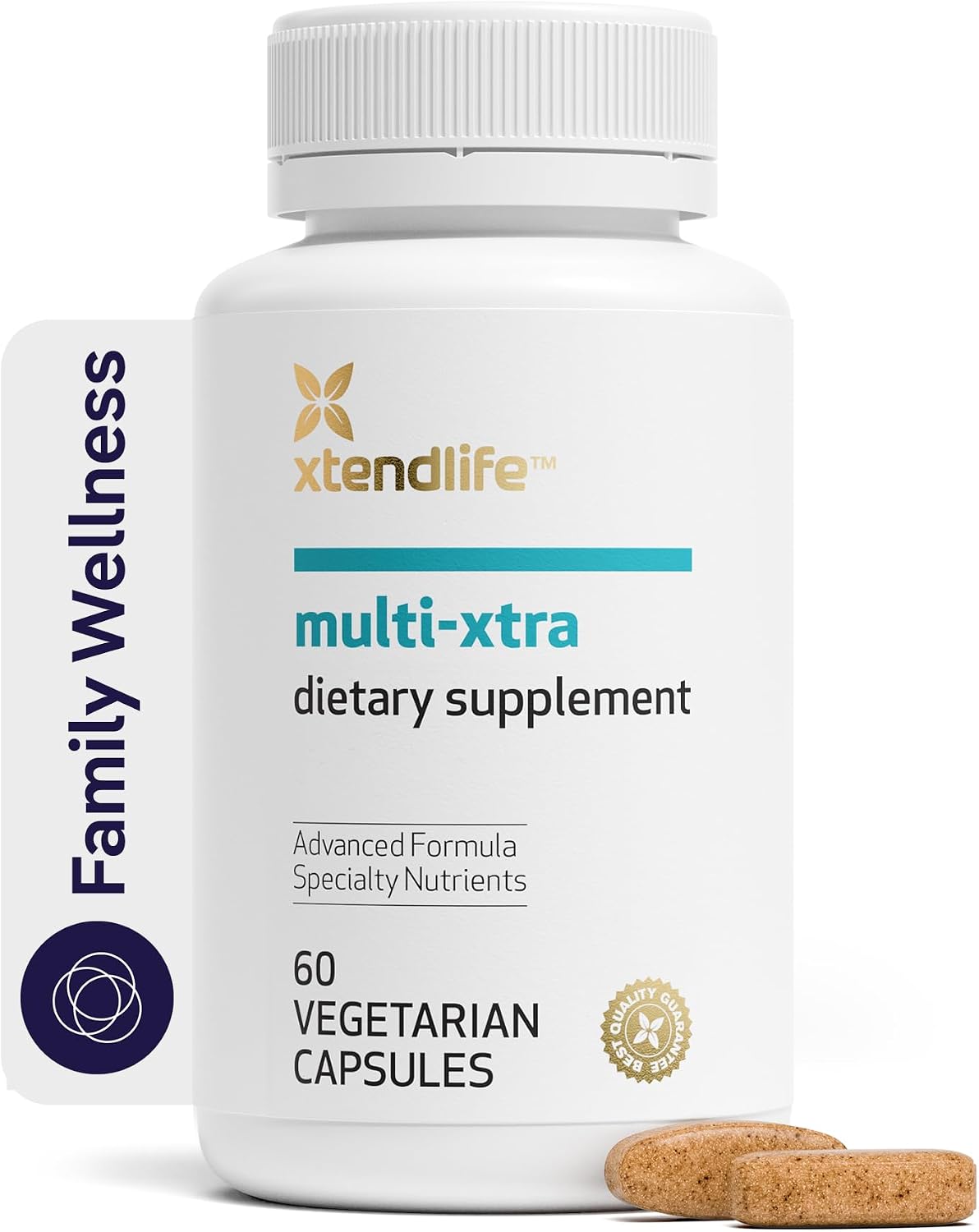 Xtendlife Multi-Xtra Multivitamin - 40+ Bio-available Vitamins, Minerals, Antioxidants & Herbs - 30 Day Supply - görsel 1