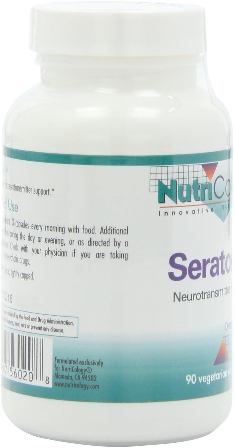 NutriCology Serotonin - Serotonin Support Supplement, 90 Capsules - görsel 6