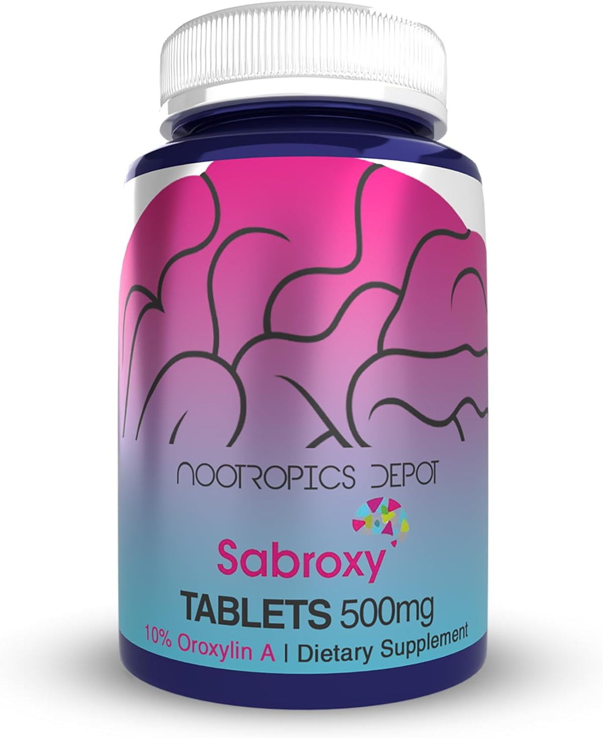 Nootropics Depot Sabroxy® Tablets - 500mg - 30 Count - görsel 1