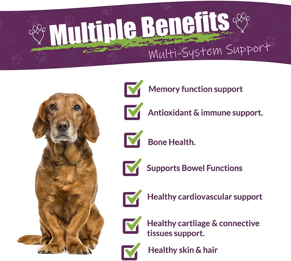 Amber NaturalZ Carticil Plus Herbal Supplement for Dogs, 60-Day Medium Dog Supply - görsel 2
