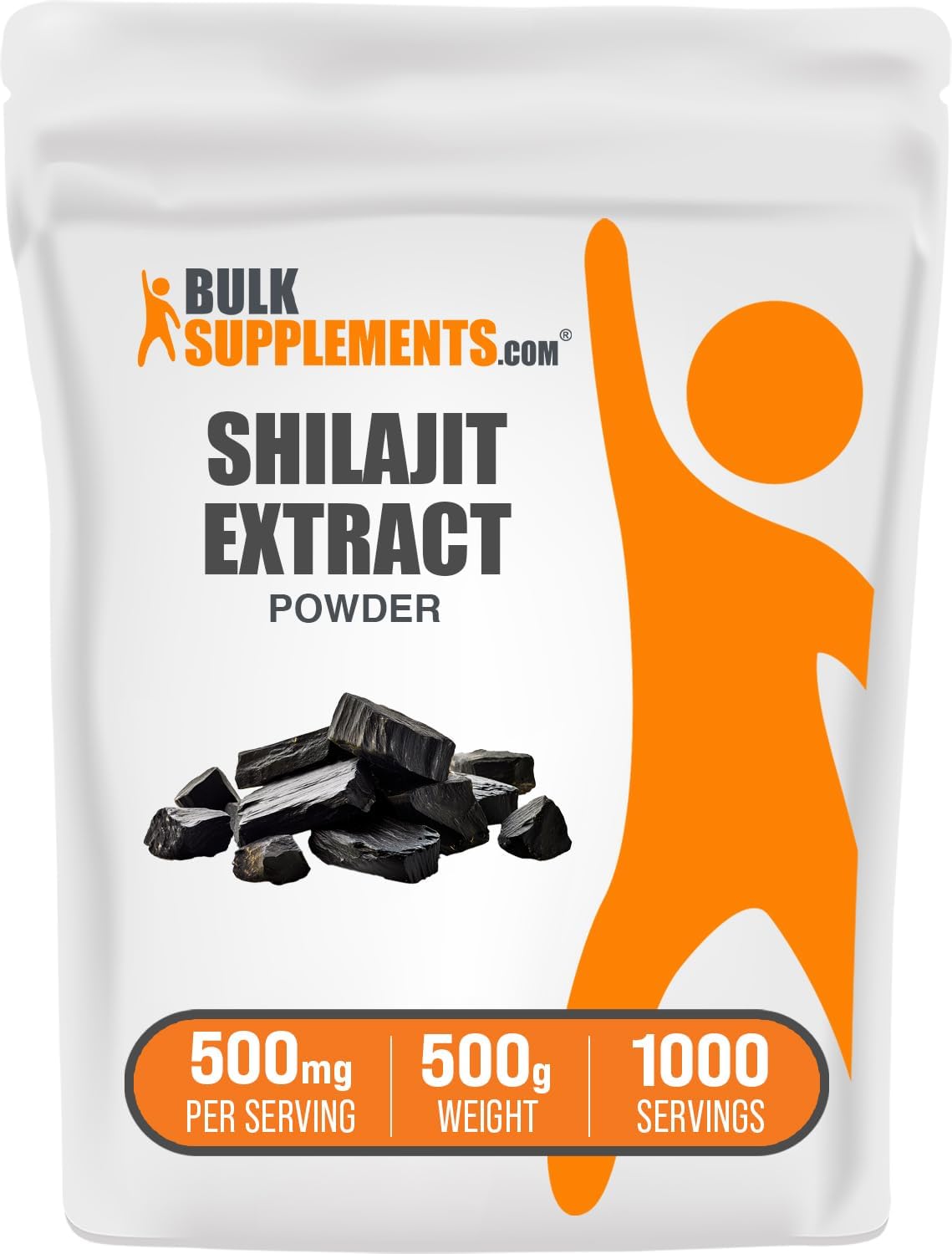 BulkSupplements Shilajit Extract Powder - Fulvic Acid Food Supplement, 500mg per Serving, 25g - görsel 6
