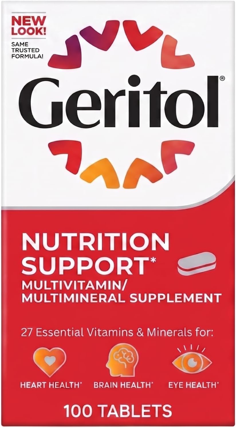Geritol Complete Tablets - Multivitamin with 26 Essential Vitamins and Minerals - görsel 1