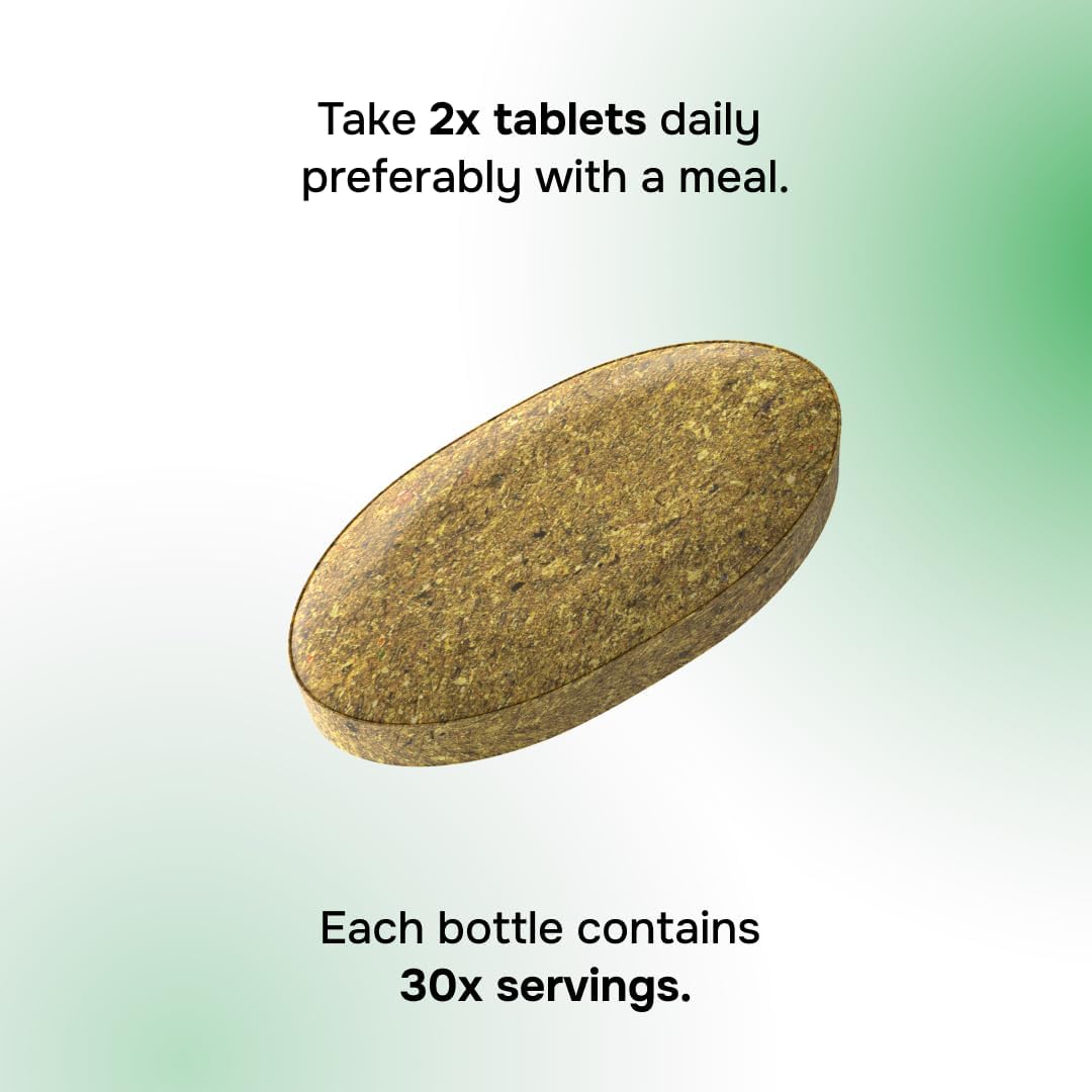 envitamin Green Fuel Organic Greens Tablets - Organic Greens, Fruit and Vegetable Blend - görsel 6