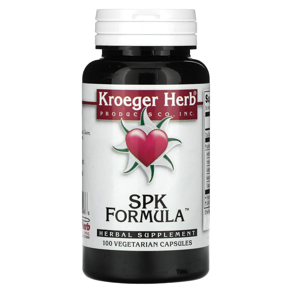 Kroeger Herb Co SPK Formula, 100 Vegetarian Capsules - görsel 1