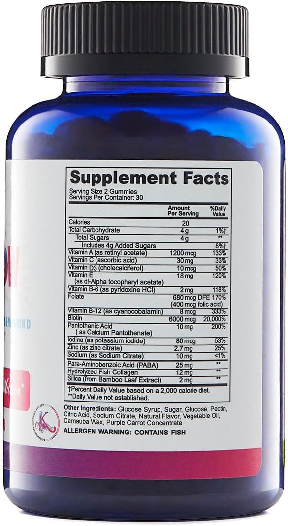 Kaleidogrow Healthy Hair Vitamins 60 Tablets - görsel 2