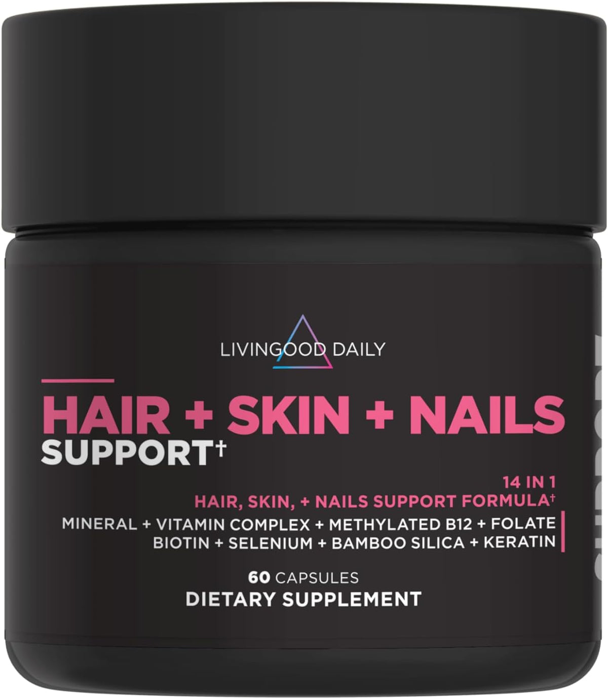 Livingood Daily Hair, Skin & Nails – Individuals with dietary restrictions: Those following vegetarian, vegan, or – Image 1