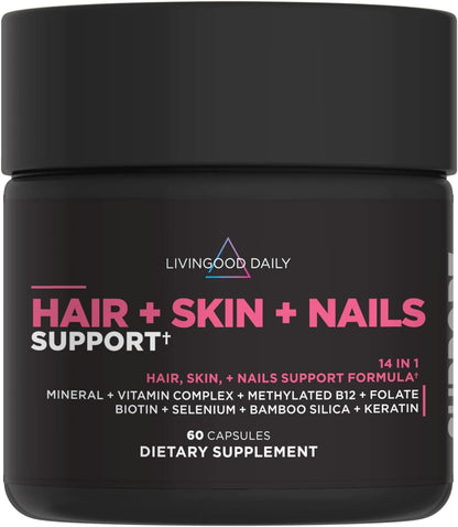 Livingood Daily Hair, Skin & Nails – Individuals with dietary restrictions: Those following vegetarian, vegan, or – Image 1