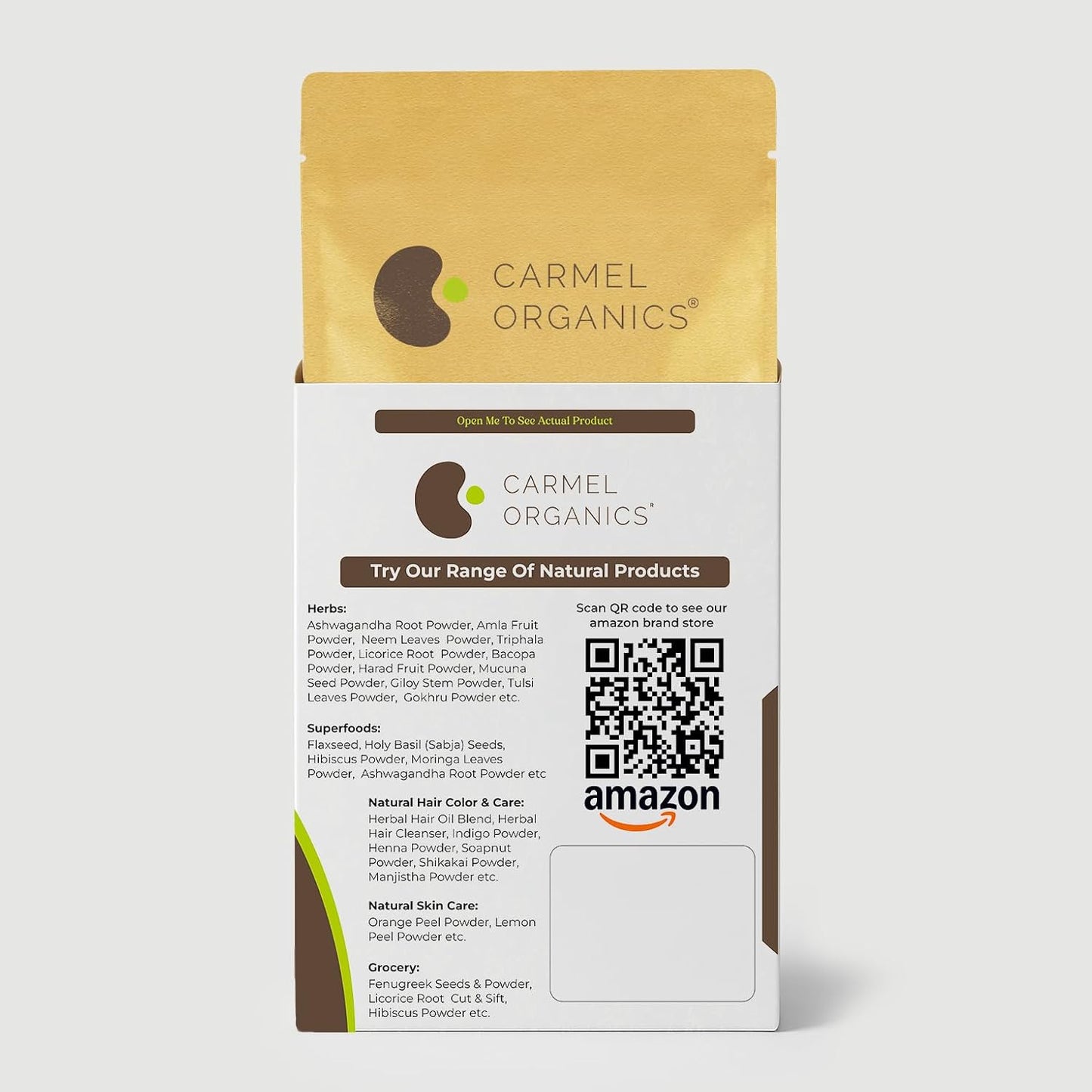 CARMEL ORGANICS Amla/Amlaki (Emblica officinalis) Fruit Powder, 8 oz - görsel 7