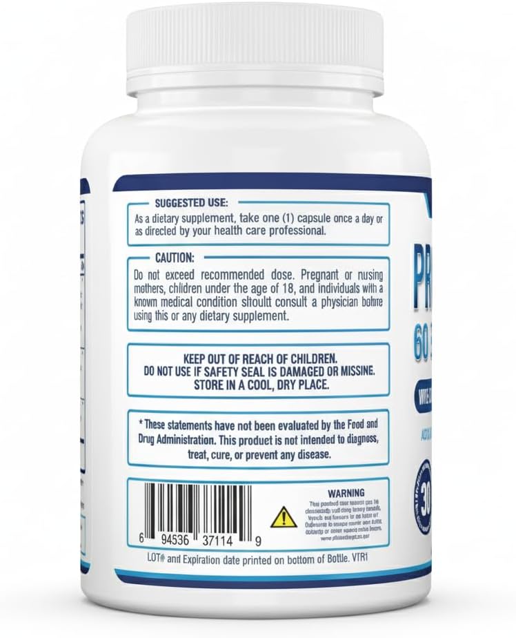 Purely Optimal Probiotics for Digestive Health, 60 Billion CFU – Delayed-Release with Digestive Enzymes & Organic Prebiotics, 30 Capsules - görsel 8