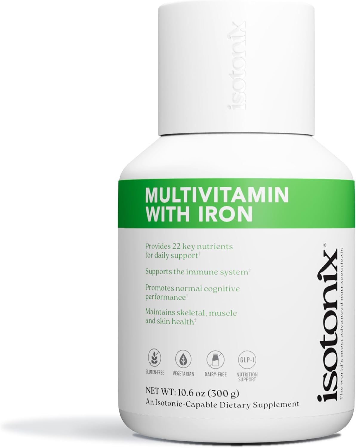 Isotonix Multivitamin with Iron — Methylated B-Complex & Antioxidants for Energy, Immune & Nervous System Support, Isotonic Powder, Vegetarian, Gluten-Free, 90 Servings - görsel 1