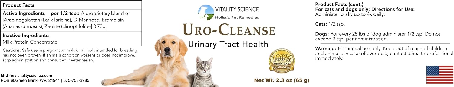 URO-Cleanse for Dogs - Bladder Health and Control - görsel 3