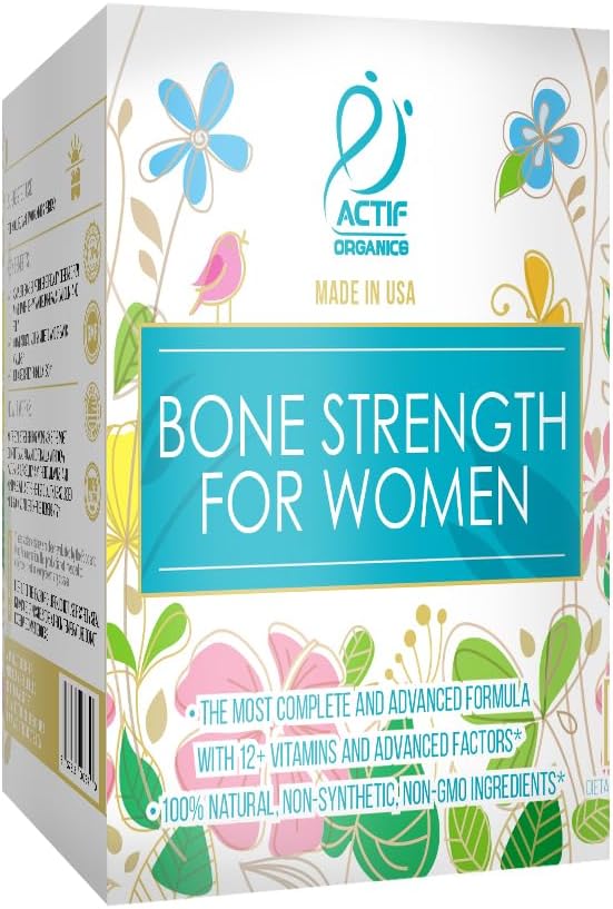 ACTIF Bone Strength Support for Women – 12+ Advanced Factors, 90 Capsules - görsel 5