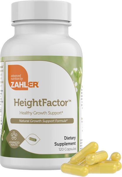 Zahler Height Factor Healthy Growth Support Vitamin & Mineral Capsules (120 Capsules)
