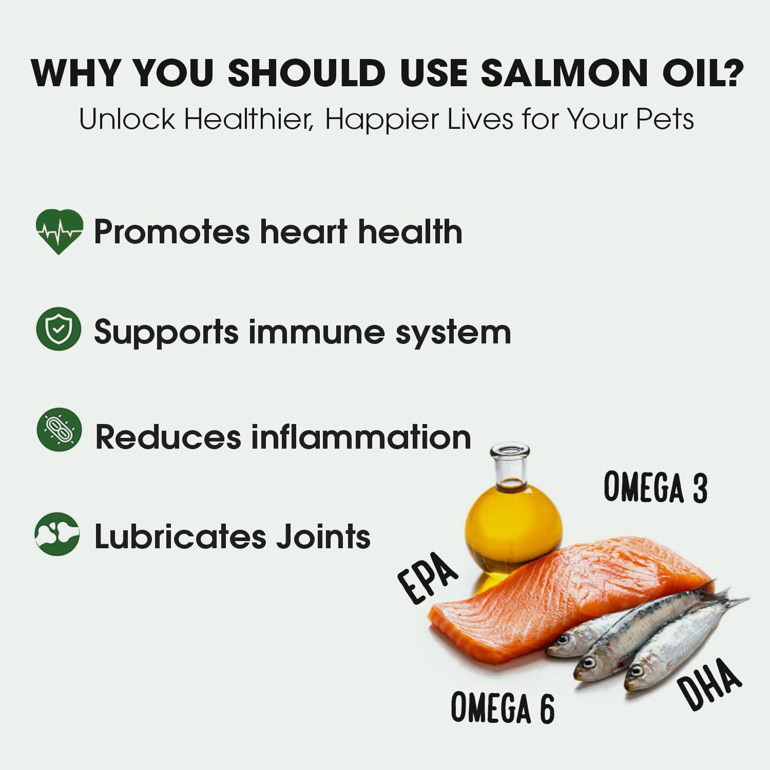 Iceland Pure Wild Alaskan Salmon Oil for Dogs and Cats – Omega-3 Supplement with Pollock Oil, 500 ml - görsel 5