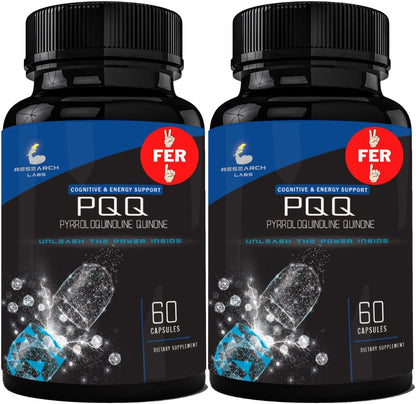 Research Labs Ultra High Purity PQQ 20mg - 120 Capsules