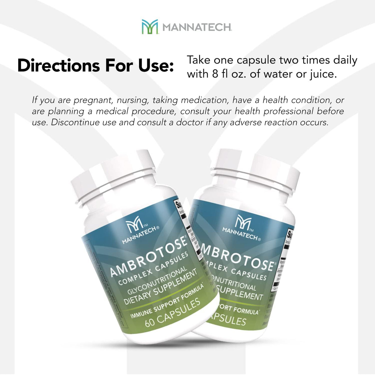 Mannatech® Ambrotose® Complex 60 Capsules - görsel 6