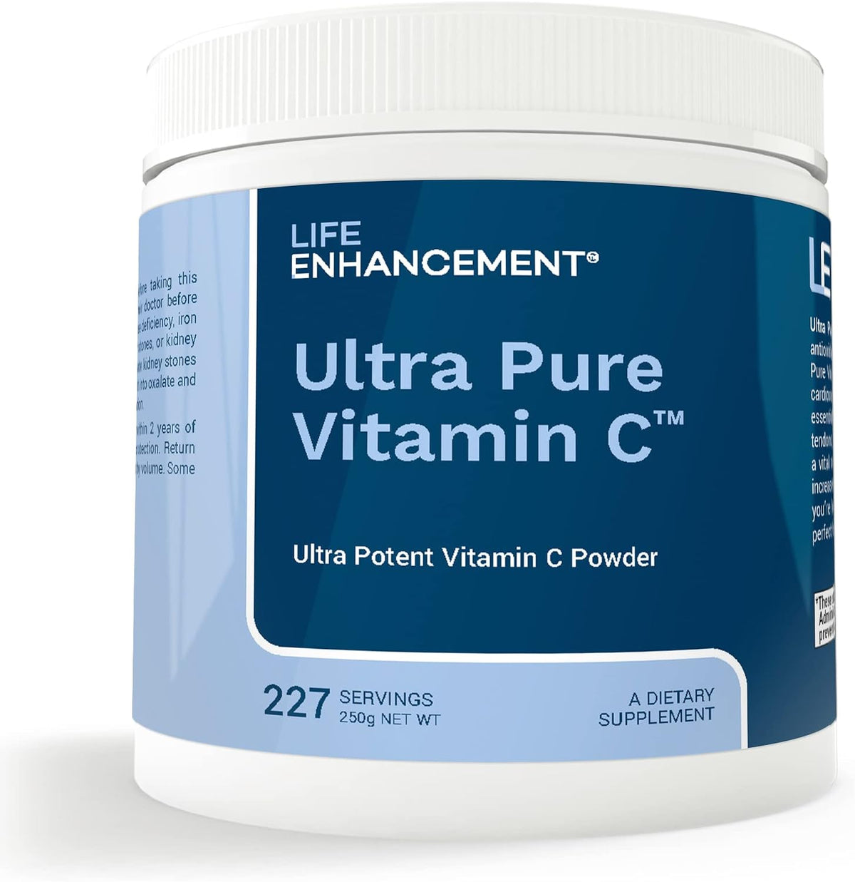 Life Enhancement Ultra Pure Vitamin C Powder - 1,100 mg Ascorbic Acid - 227 Servings - görsel 1