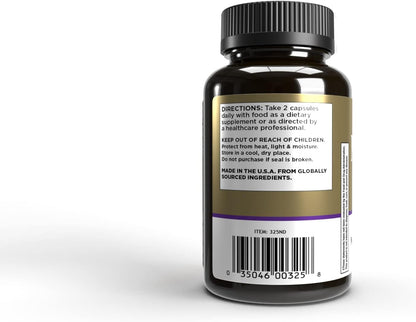 Windmill Magnesium Glycinate 200mg – High Absorption Buffered Formula – 120 Capsules – Non-GM, Gluten-free, Vegan