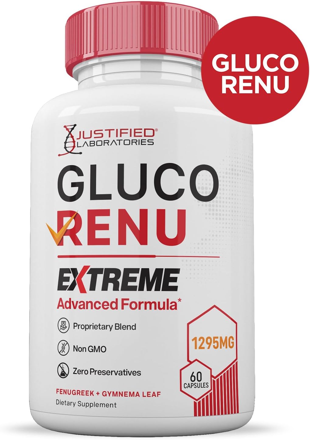 Gluco Renu Extreme - Glucose Support Capsules with Turmeric, Berberine & Resveratrol (60 Capsules) - görsel 3