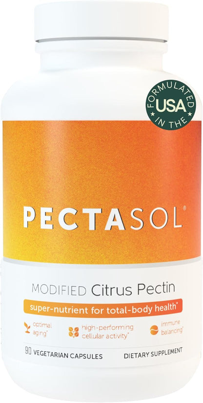 PectaSol Modified Citrus Pectin – 90 Capsules – Immune, Heart & Cellular Support