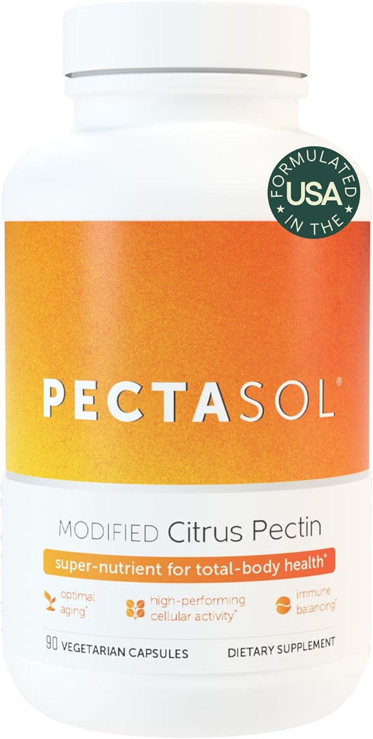 PectaSol Modified Citrus Pectin – 90 Capsules – Immune, Heart & Cellular Support