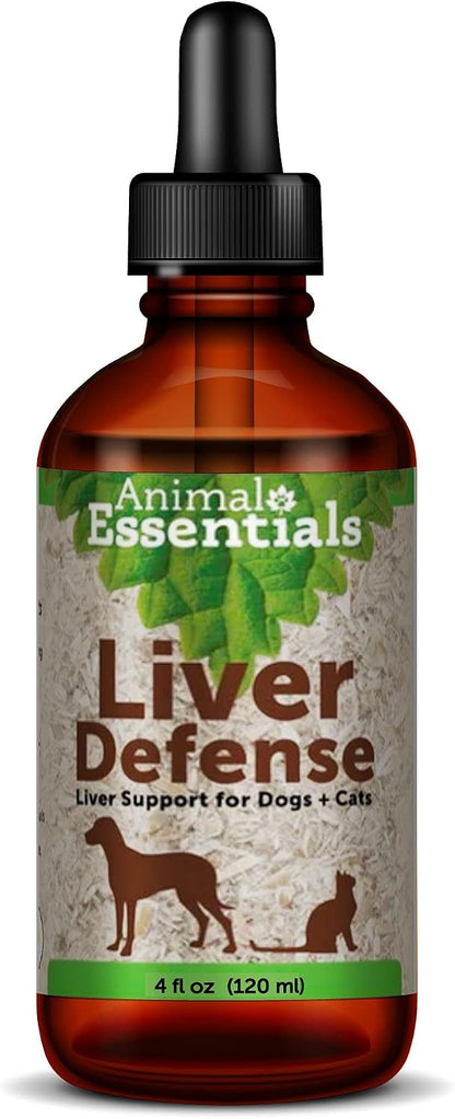 Animal Essentials Liver Defence for Dogs & Cats – Liver Support with Milk Thistle & Dandelion, 59 ml