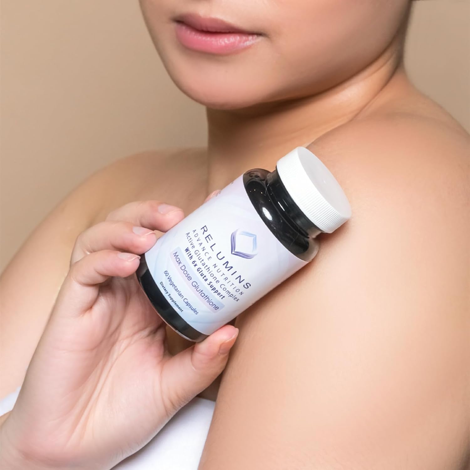 Relumins Advance White Active Glutathione Complex - Max Dose 900mg Glutathione with 6X Boosters, ALA & NAC - 60 Capsules (30 Servings) - görsel 3