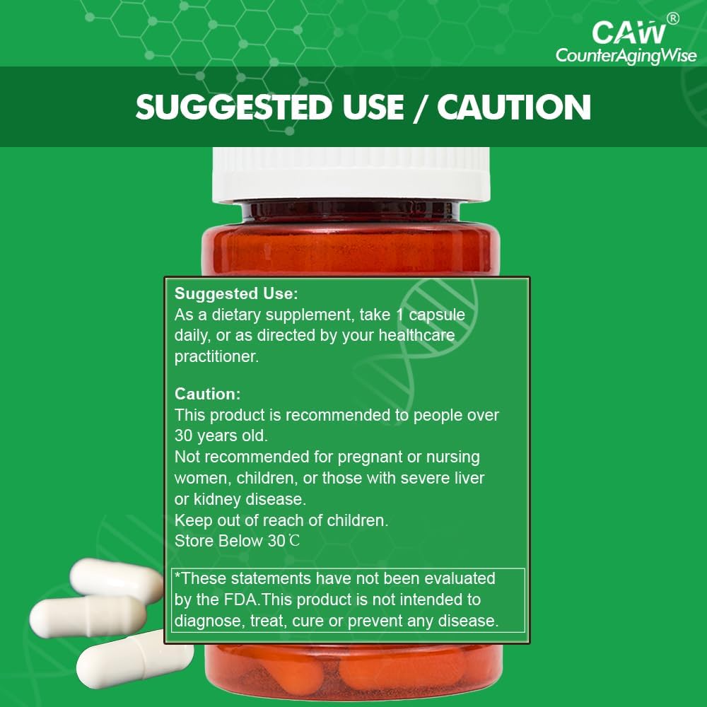 CAW Nano Cycloastragenol 10mg – Enteric Coated Capsules for Optimum Absorption - görsel 6