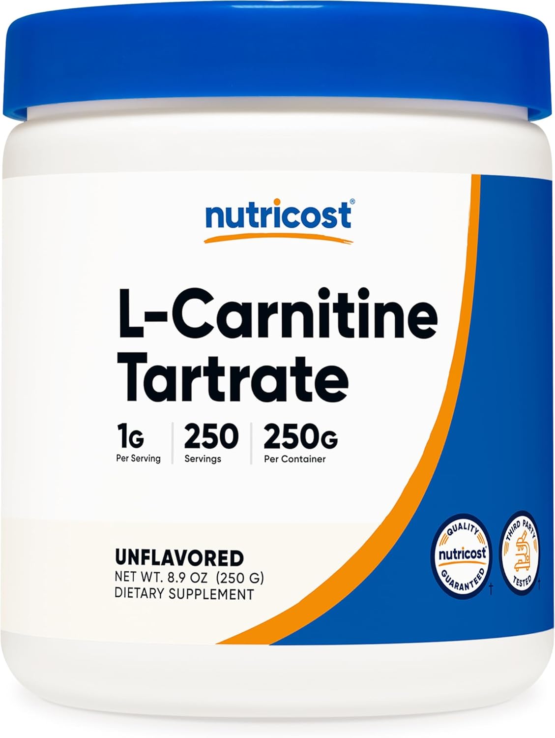 Nutricost L-Carnitine Tartrate Powder (100 g) – 1 Gram per Serving, 100 Servings - görsel 8