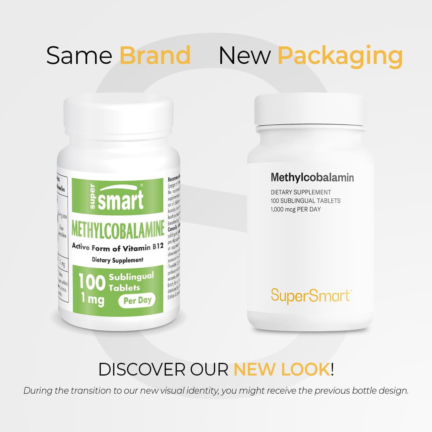 Supersmart Methylcobalamin B12 1000mcg Sublingual Tablets – Peppermint Flavour, 100 Count - görsel 2